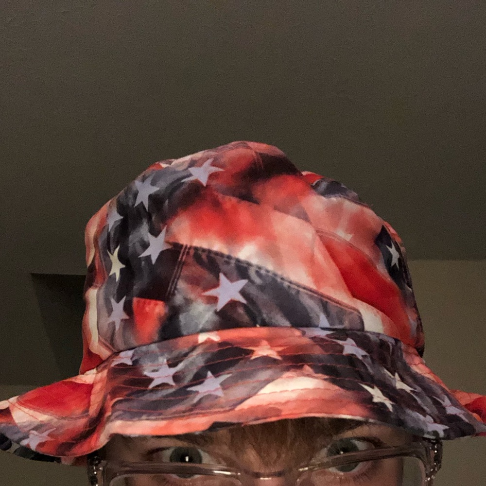 American Flag Bucket-hat